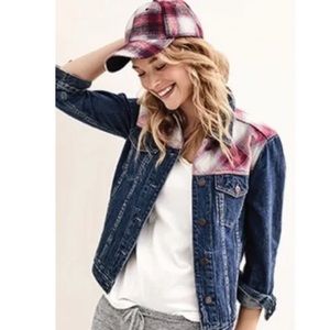 Gap x Pendleton Women's 1969 Icon Denim Blue Jean Jacket